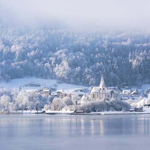 Maria Wörth im Winter