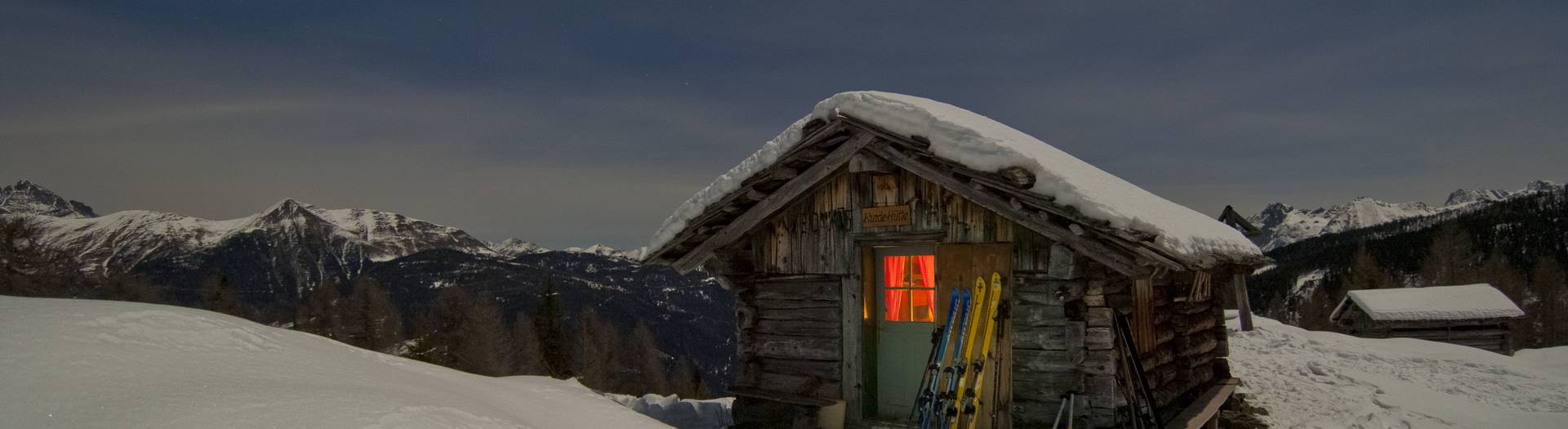 Hütte im Mondschein - Lesachtal