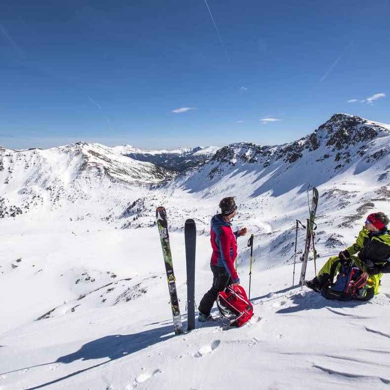 <p>Skitouren, Skibergsteigen, Nockberge-Trail</p>