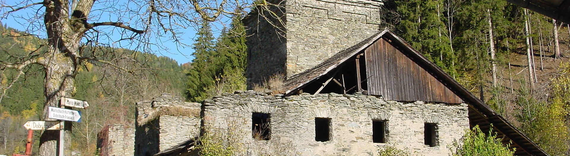 Hochofen in Guttaring in Mittelkärnten