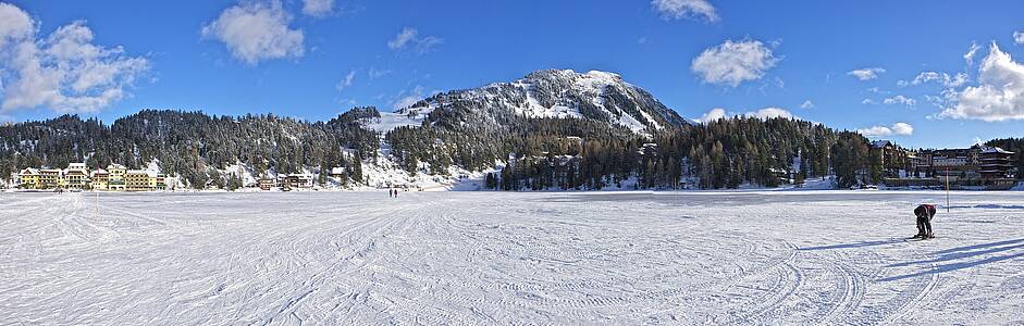 Cross-country skiing on the Turracher H&ouml;he