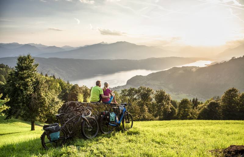 Millstätter See, Zeit zu zweit, Abendlicht, Abendstimmung, Logenplätze, Aussicht