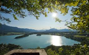 Blick auf den Alpe Adria Trail