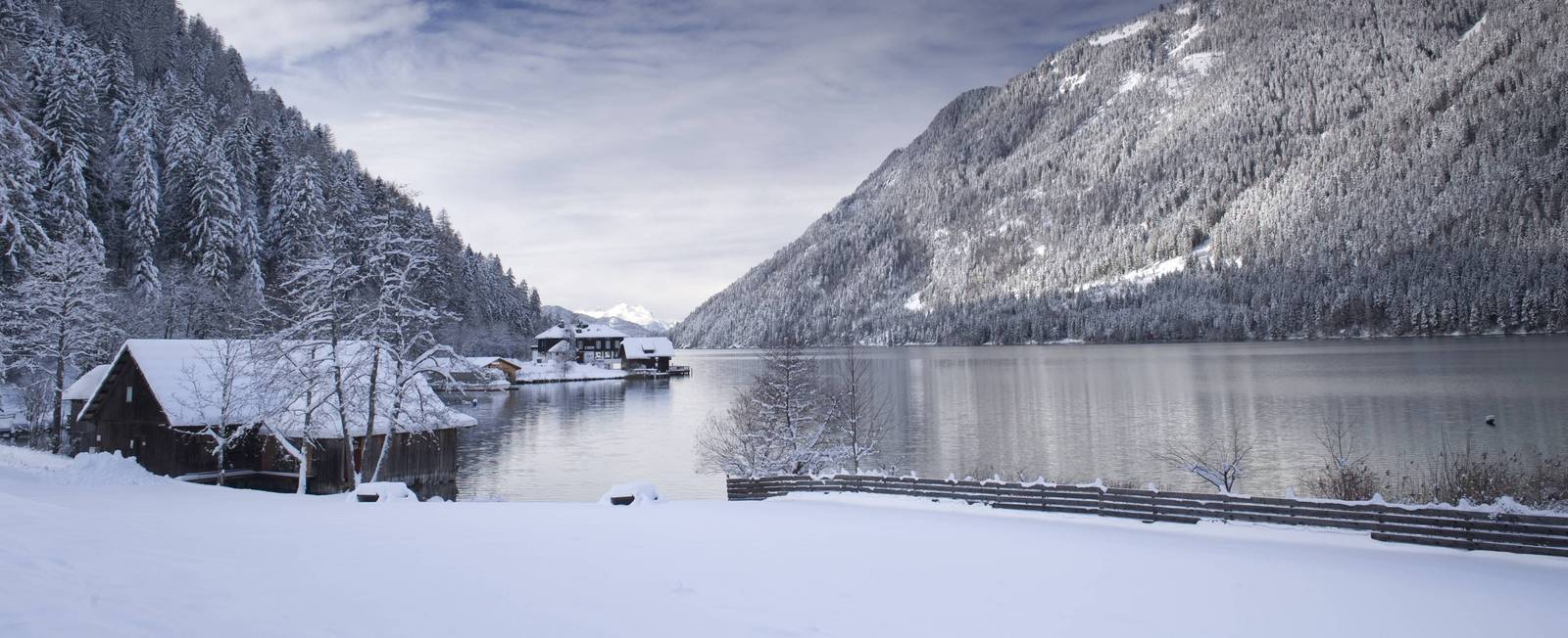 Weissensee Winterlandschaft Weissensee Winterlandschaft