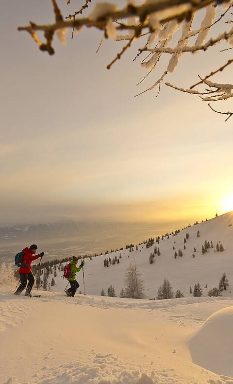 Schneeschuhwandern auf der Gerlitzen Alpe