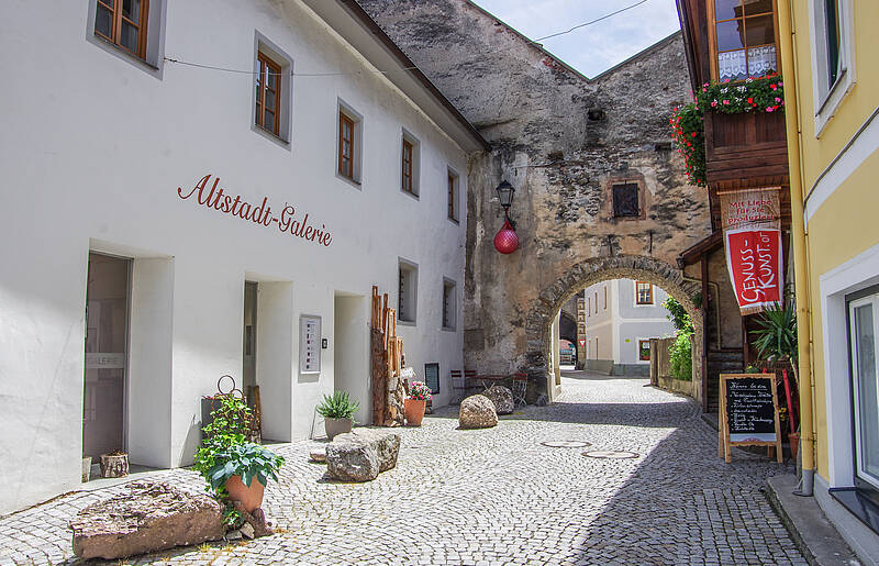 Künstlerstadt Gmünd, Gassen mit italienischem Flair