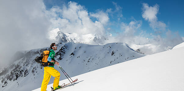 Skitourengenuss am Goldeck