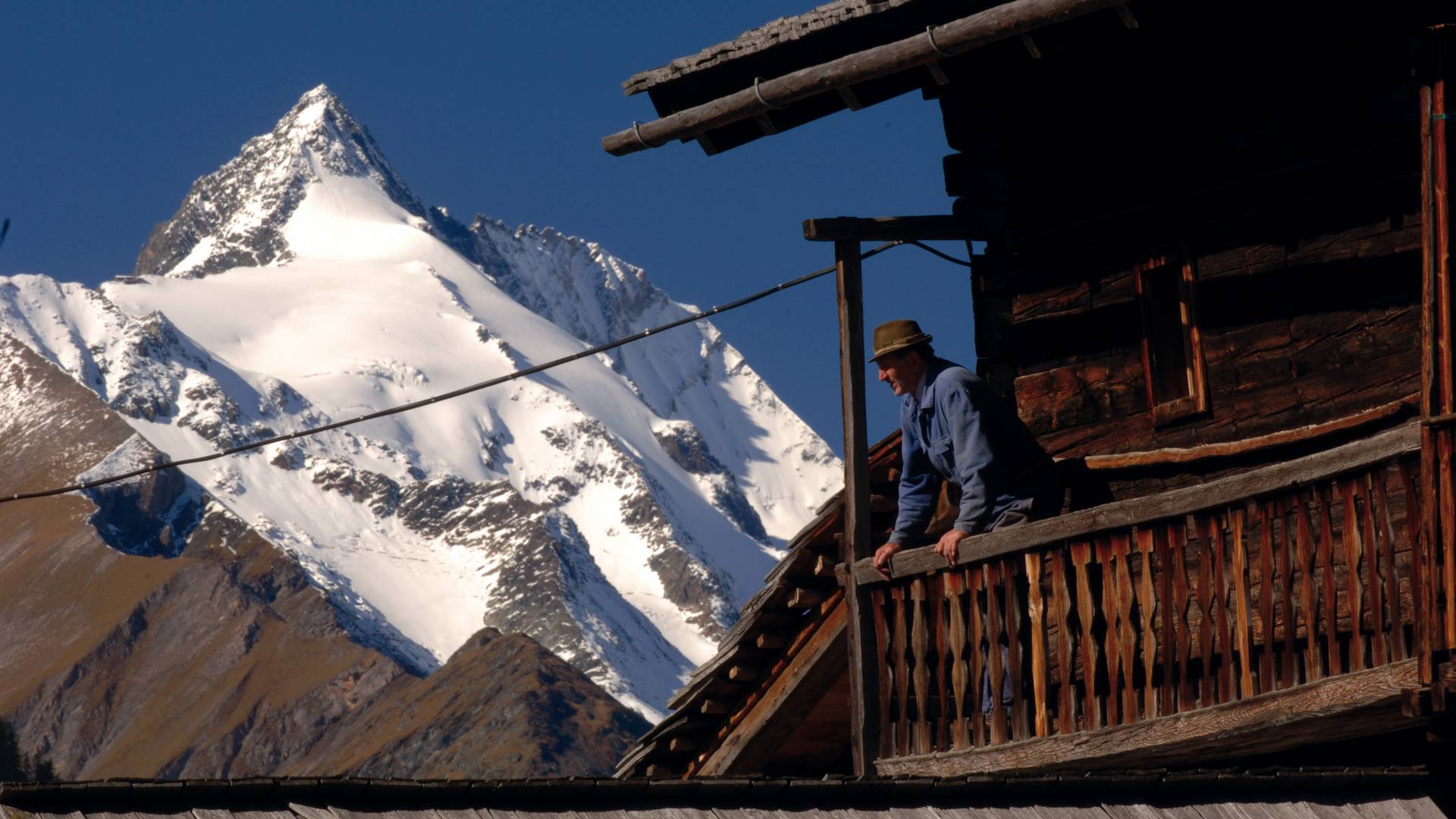 Heiligenblut mit Blick auf den Grossglockner