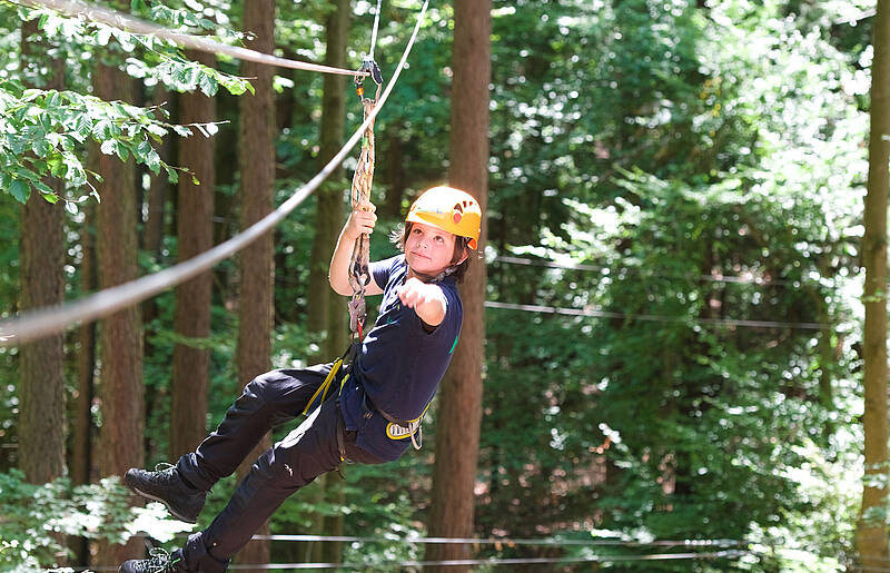 Waldseilpark Taborhoehe mit 9 Parcours