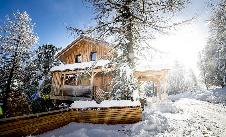 Alpenpark Turracher Hoehe im Winter