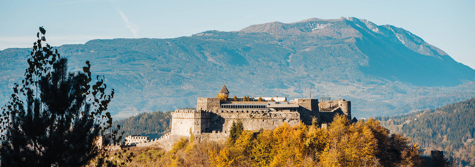 Burg Landskron im Herbst 