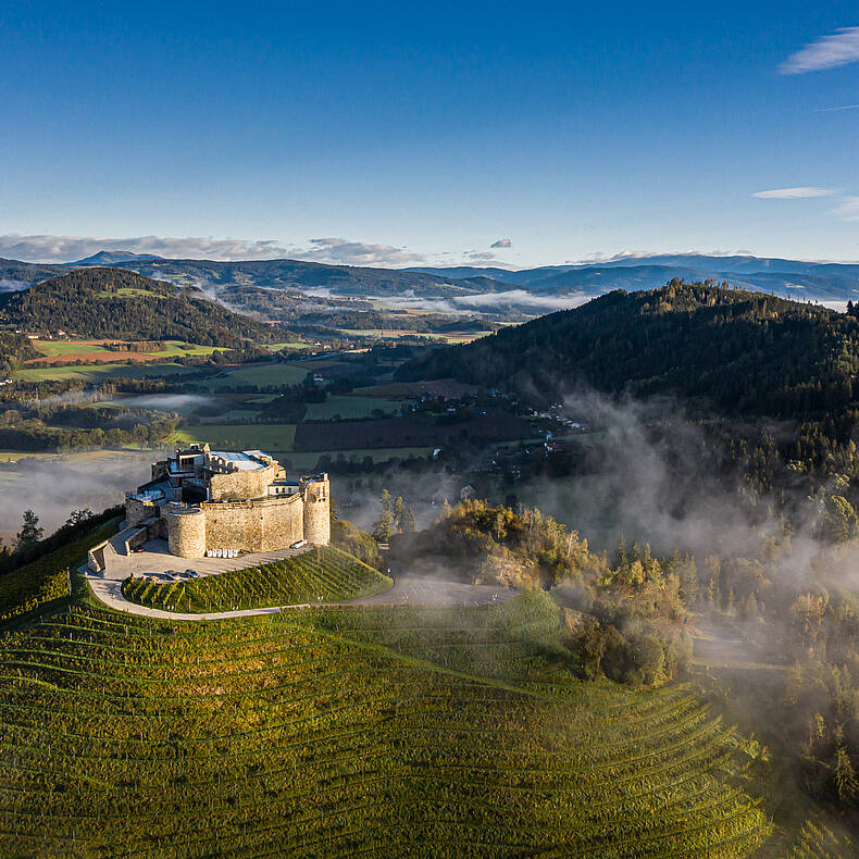 Burg Taggenbrunn im Herbst