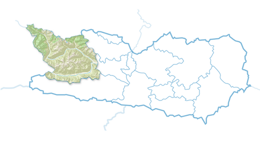 Region Hohe Tauern Grossglockner Heiligenblut Karte