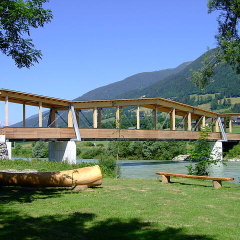 Bruecke Radlach in Steinfeld im Drautal