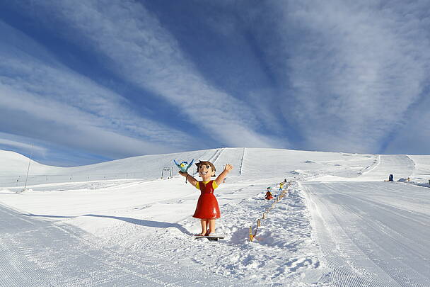 Heidi im Schnee