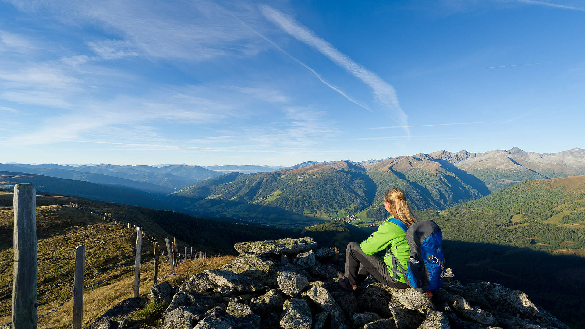 Katschberg Wanderung Panorama Rennweg