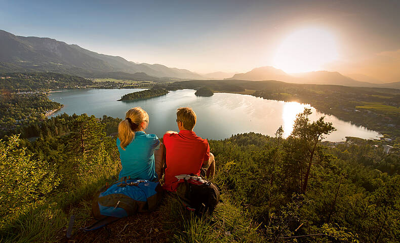 Blick auf den Faaker See