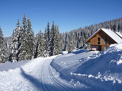 Cross-country skiing in the Lavanttal region