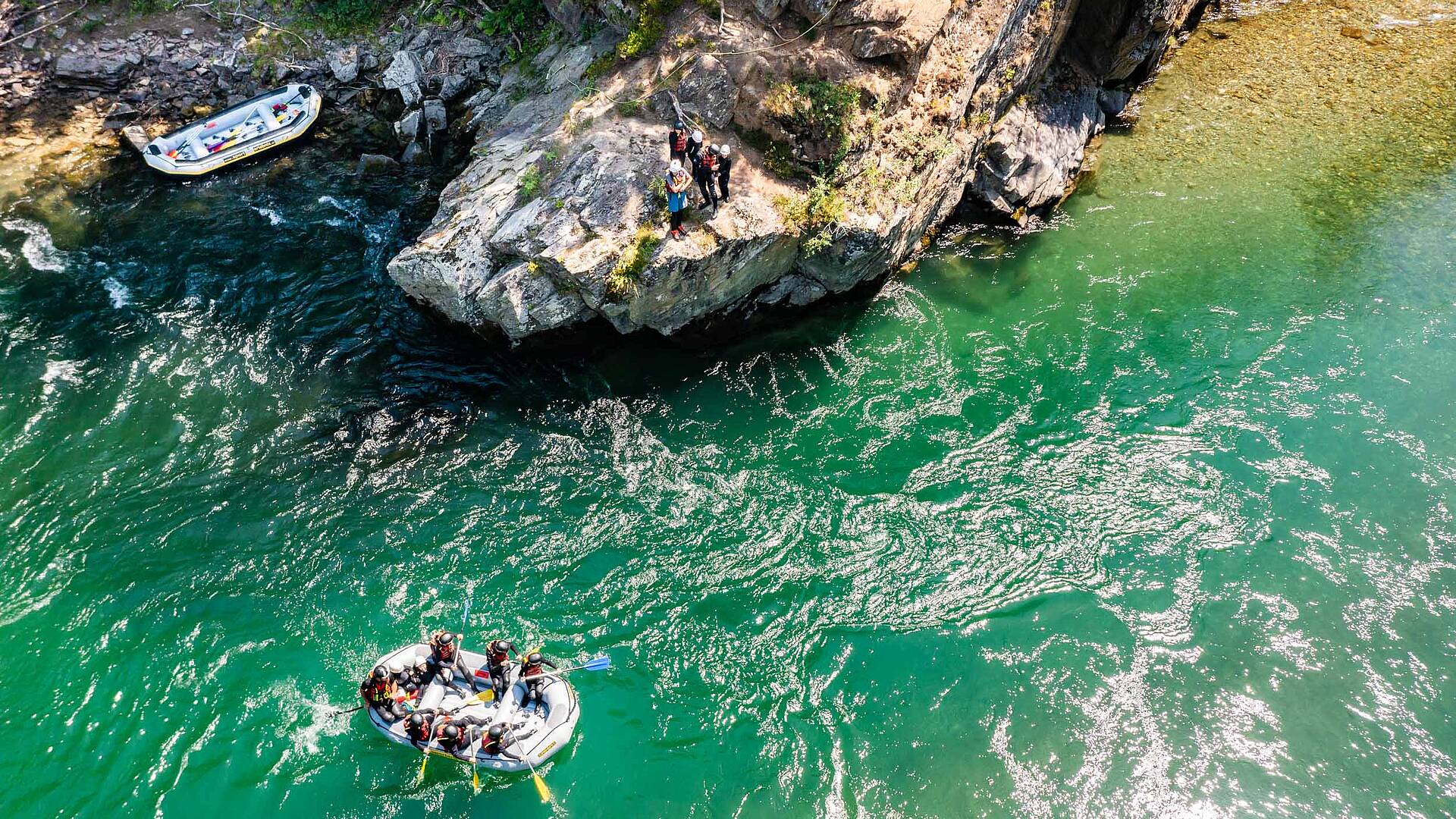 Rafting in Flattach im Nationalpark Hohe Tauern