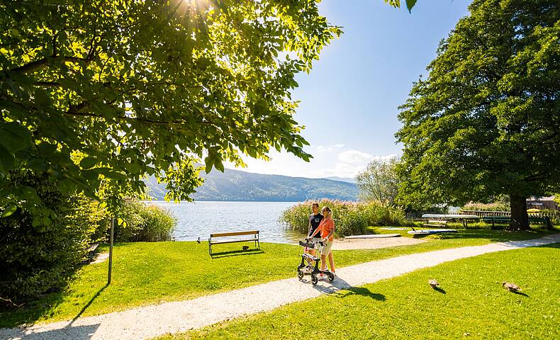 Doebriach Seepromenade barrierefrei