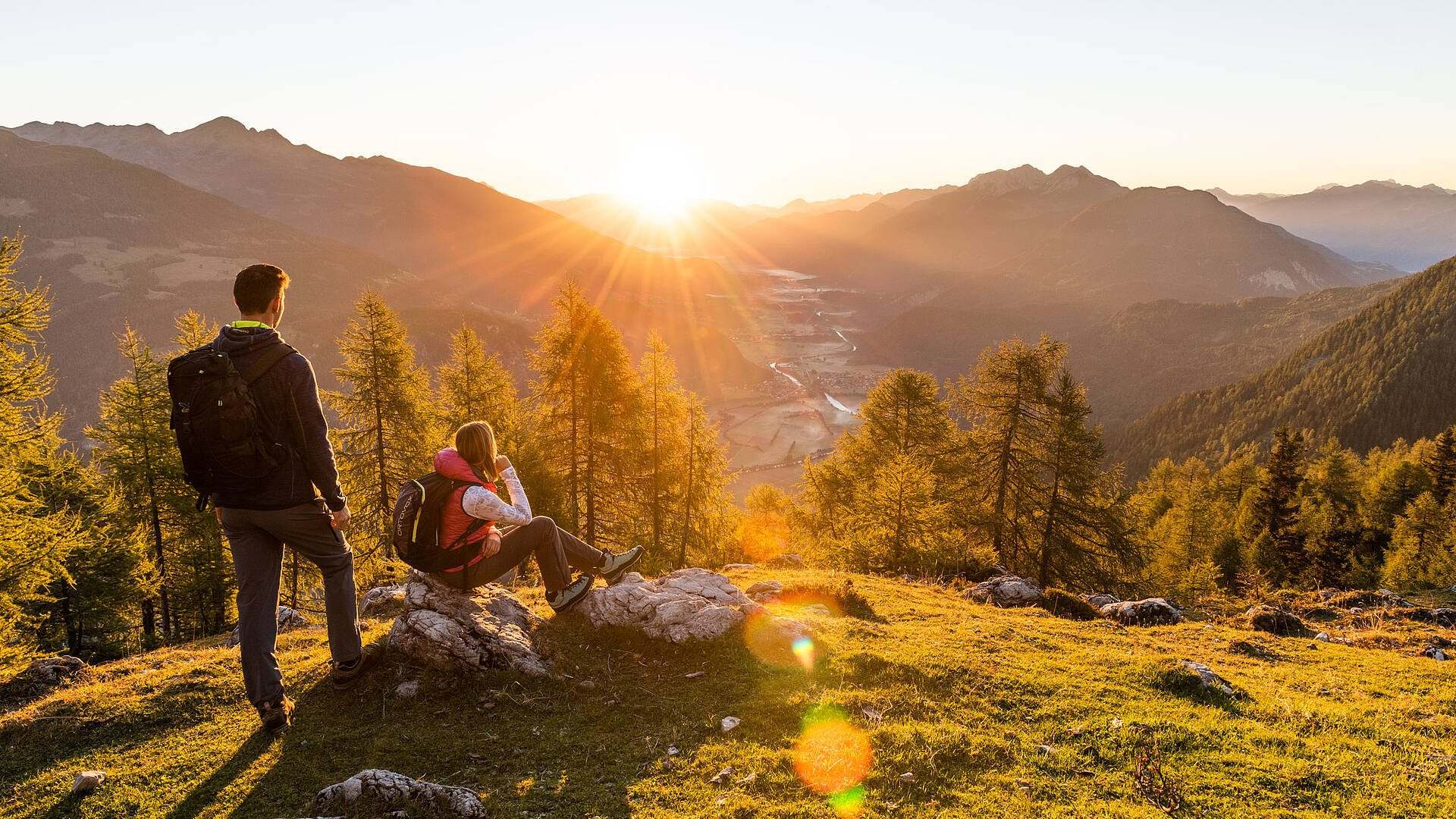 Wandern im Drautal im Herbst
