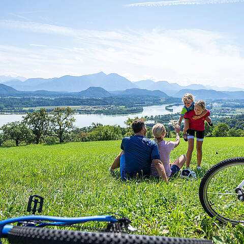 Seen-Schleife Klopeiner See Familie 