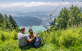 Paerchen auf der Gerlitzen Alpe bei der Bergbahn