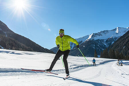 Cross-country skiing in the national park region