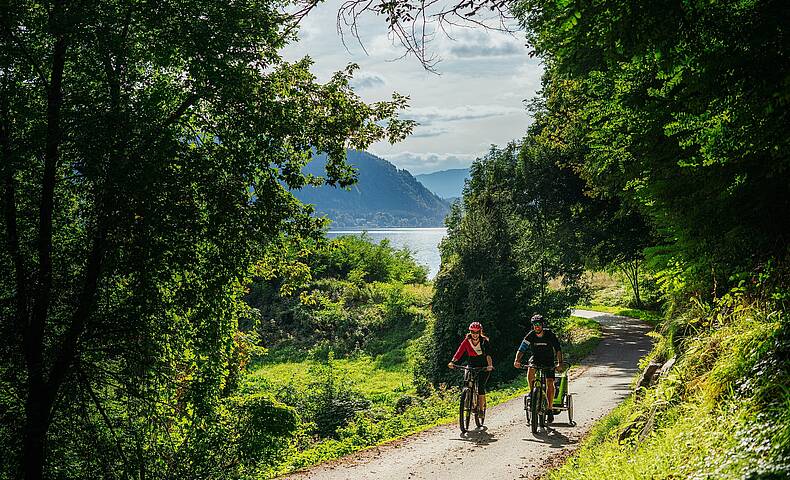 E Bike Ossiacher See Radweg 
